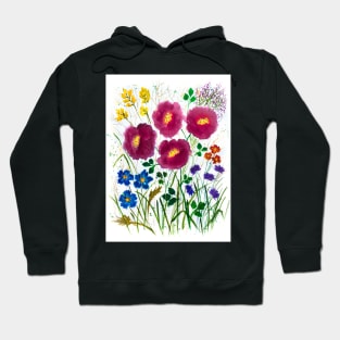 Watercolor floral 6 Hoodie